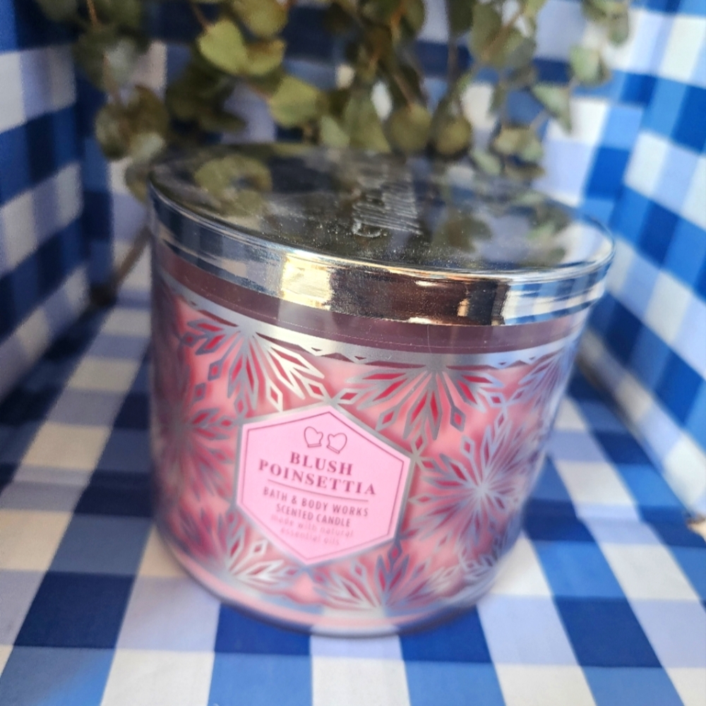 Bath and body works 3 Wick candle.